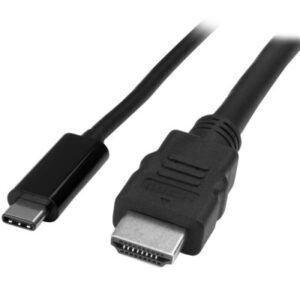 Cable Adaptador USB C a HDMI StarTech.com CDP2HDMM2MB, 2 m, USB C, HDMI, Negro