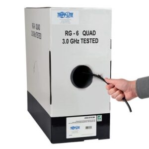 Cable Coaxial TRIPP-LITE A224-01K-WH, 304,8 m, Color blanco