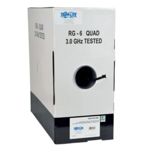 Cable Coaxial TRIPP-LITE A224-01K-BK, 304,8 m, Negro