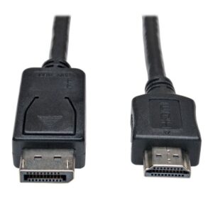 Adaptador de Cable TRIPP-LITE P582-006, Negro, HDMI, DisplayPort, Macho/Macho