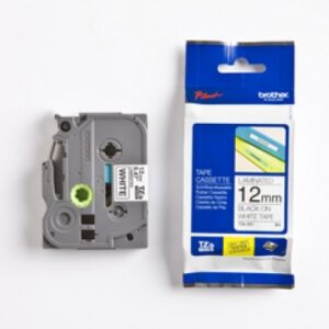 Cinta BROTHER TZE231, TZ, Negro sobre blanco, Inyección de tinta