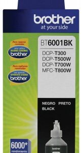 Botella de tinta BROTHER, Negro, 6000 páginas, Inyección de tinta