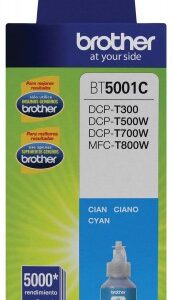 Botella de tinta BROTHER, Cian, 5000 páginas, Inyección de tinta