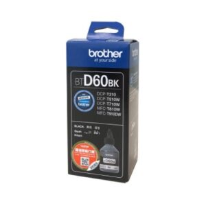 Botella de Tinta BROTHER BTD60BK, Inyección de tinta, 6500 páginas, Negro