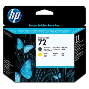 Cabezal HP Num 72, Negro, Amarillo, HP