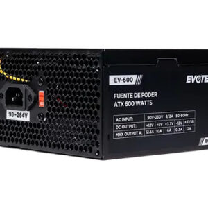FUENTE DE PODER EVOTEC DE 600W EV-600