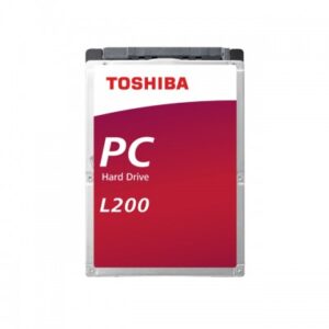 DISCO DURO INTERNO 2 TB TOSHIBA L200, 2.5 PORTATIL, SATA 3, 6GB S, 128MB CACHE 5400 RPM 9.5MM
