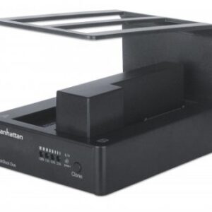 Gabinete para disco duro MANHATTAN 130479, SATA, Negro