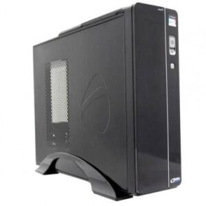 Gabinete ACTECK BERN TD510, Slimline, PC, Micro-ATX, Negro, 500 W