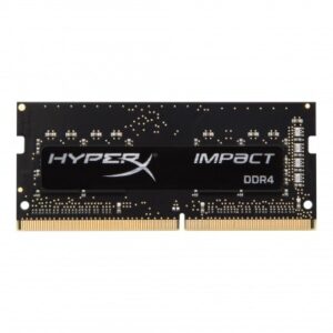 MEMORIA RAM KINGSTON SODIMM DDR4 16GB, 3200MT/S, FURY IMPACT BLACK CL20 260PIN 1.2V, C/DIFUSOR DE CALOR, P/LAPTOP