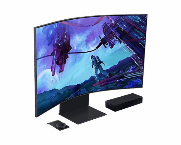 MONITOR LED SAMSUNG 55 PULGADAS, WIDESCREEN, GAMER, ODYSSEY ARK,UHD 3,840 X 2,160, 4K, NEGRO, PIVOT, 3 HDMI, 1 D. PORT, 1 LAN, 2 USB, CURVO, 165 HZ, 1000R, 1MS, BOCINAS, NEGRO - Image 3