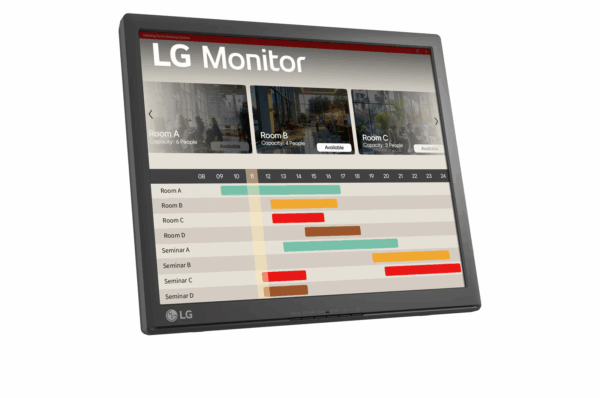 MONITOR LG 17BR30T-B, TOUCH SCREEN LED 17, HD 1280X1024, PANEL IPS, CONTRASTE 1000:1, TR 5MS, 75 HZ, ANTIREFLEJANTE, VGA, COLOR NEGRO, MONTABLE PARED 75X75 MM, NEGRO - Image 2