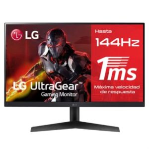 MONITOR LG UltraGear 27GN60R-B, 27, GAMING LED, FHD RESOLUCIÓN 1920X1080, PANEL IPS, NEGRO