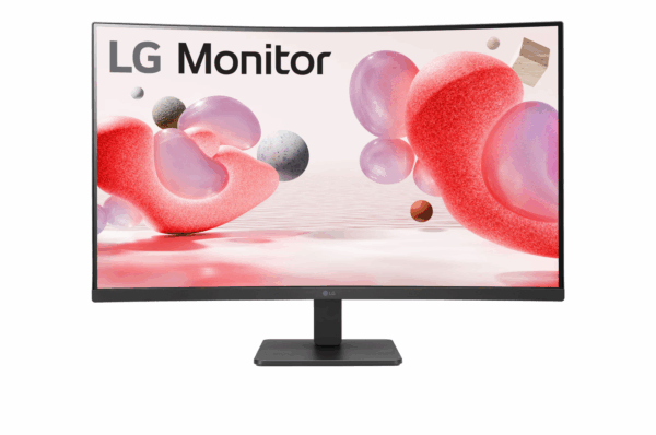 MONITOR PC LG CURVO 32MR50C-B, 31.5, FULL HD CON AMD FREESYNC, RESOLUCION 1920X1080, PANEL VA, TR 5MS, 100 HZ, CURVATURA 1500R, D-SUB, HDMI, MONTABLE PARED 100X100 MM, NEGRO