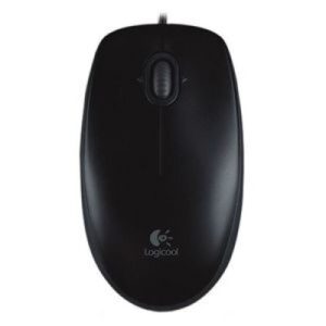 Mouse LOGITECH M100, Negro, 3 botones, USB, Óptico, 1000 DPI