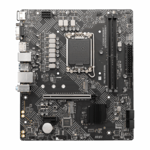 MOTHERBOARD MSI H610 INTEL S-1700 12A GEN, 2XDDR4 3200MHZ, PCIE 4.0, HDMI, DVI, DP, 2XUSB 3.2, M.2, MICRO ATX, GAMA BASICA