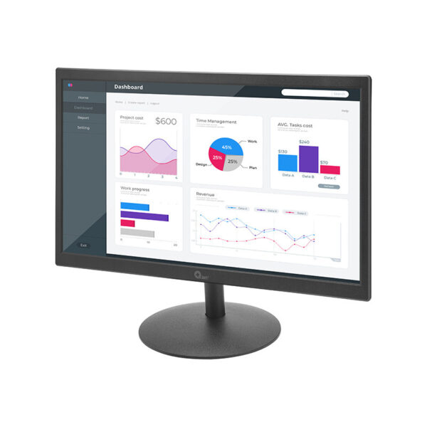QIAN MONITOR LED HD 19.5 PULGADAS, 1600X900, 16.7 MILLONES DE COLORES 60HZ, VGA Y HDMI, MONTAJE VESA, RESPUESTA 5MS, NEGRO - Image 3