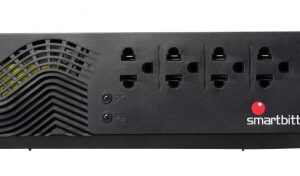 Regulador SMARTBITT SBAVR1200S, 4, Negro, 1200 VA, 600 W