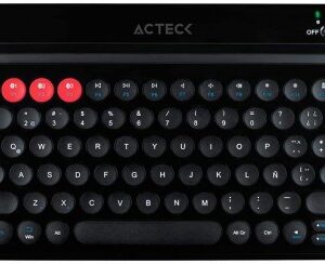 Teclado Inalámbrico Multimedia Acteck Bluetooth Recargable micro USB 78 Teclas