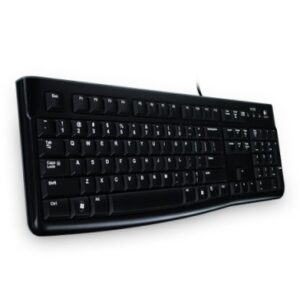 TECLADO LOGITECH K120, USB, PC/SERVER, NEGRO
