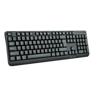 Teclado VORAGO, USB, Alámbrico, Universal, Negro