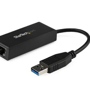 TARJETA DE RED EXTERNA STARTECH.COM, USB 3.0, RJ/45, MACHO/HEMBRA, NEGRO