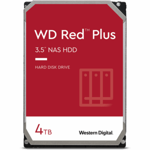 DISCO DURO WD RED PLUS MODELO WD40EFPX DE 4TB, 256MB CACHE