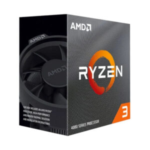 PROCESADOR AMD RYZEN 3 4100 S-AM4 4A GEN, 3.8 - 4.0 GHZ, CACHE 4MB, 4 NUCLEOS, SIN GRAFICOS, CON DISIPADOR, GAMER MEDIO