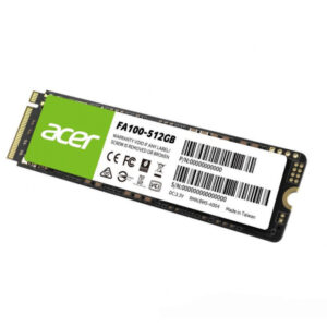 UNIDAD DE ESTADO SOLIDO ACER FA100, 512 GB, 3300 MB/S, 2700 MB/S