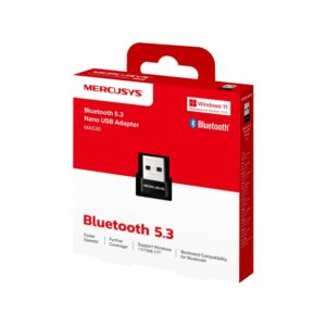ADAPTADOR NANO USB BLUETOOTH (MA530), INTERFACES USB 2.0, BLUETOOTH 5.3